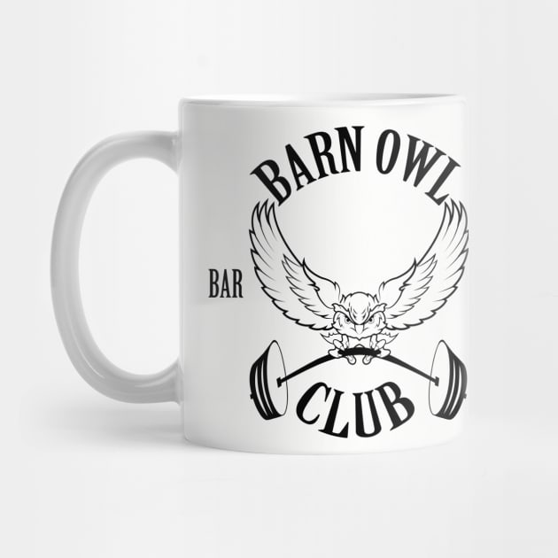 Barn Owl Barbell Club - Black by barnowlbarbellclub